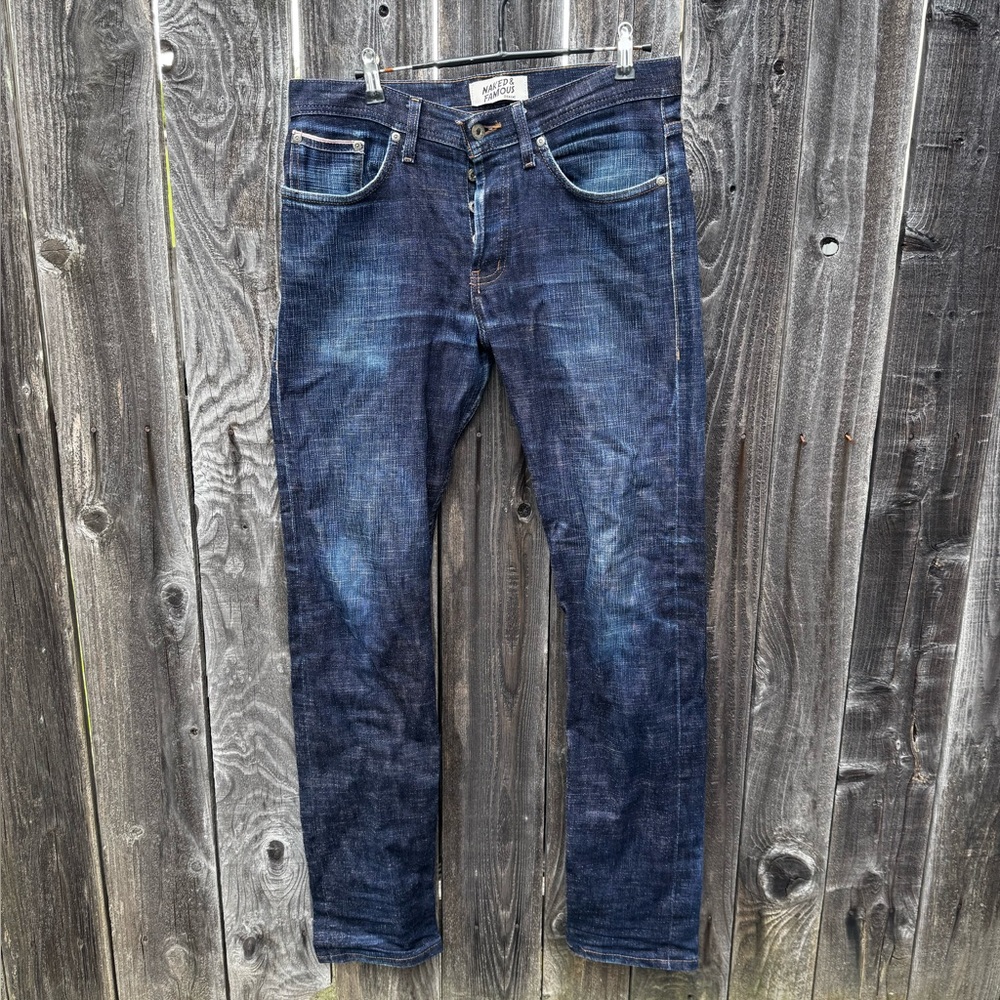 Young and Famous Jeans Men’s Weird Guy Straight fit Sakura Denim Jeans  Size 31